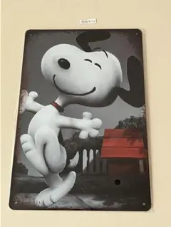 SNOOPY スヌーピー ブリキ看板 インテリア