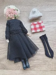 No.600 ✾22センチドール　アウトフィット　ハンドメイド