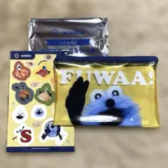 パペットスンスン　スシロー　コラボ クリアポーチ＆シール