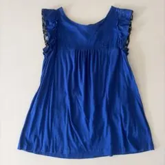 バーバリーブルーレーベル ノースリーブ チュニック　カットソー　ブルー　38