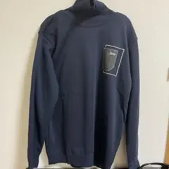 タートルネック 4XL ニット ネイビー　裏起毛　大きいサイズ　ハイネックのサムネイル