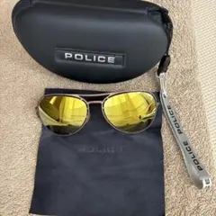 POLICE サングラス ゴールドフレーム 専用ケース付き　新品未使用のサムネイル
