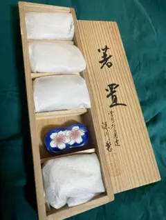 深川製磁　桜　箸置き　5個箱入り美品のサムネイル
