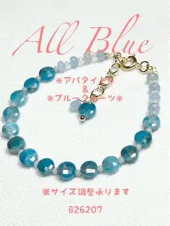 本日限定‼️半額SALE‼️All BlueシリーズブレスレットB26202 本日限定‼️半額SALE‼️All BlueシリーズブレスレットB26210 - メルカリ