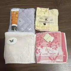 ハンカチ 4枚セット よーじや ゆずつやや 他