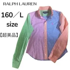 Ralph Lauren チェック柄シャツ 160/L レディース