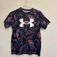 Under Armour 半袖 Tシャツ YLG 150 ボタニカルリーフ柄