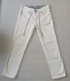 EDWINエドウィン夏用ホワイトストレッチデニム