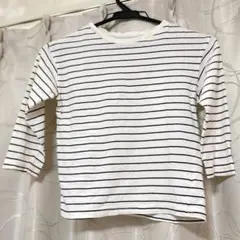 ストライプ 長袖 キッズトップス 110cm