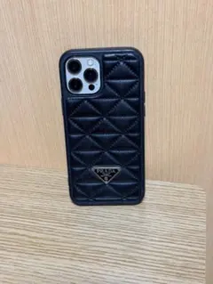 PRADA iPhone12Pro Maxケース キルティング ブラックのサムネイル