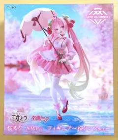 桜ミク　AMP＋ フィギュア～桜ドレスver.～ 最新プライズ