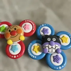 アンパンマン 育脳スピナーセット アンパンマン バイキンマン 箱無しのサムネイル