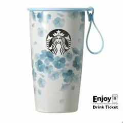 スタバ　SAKURA2026 ストラップカップ エアリーブルー