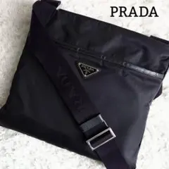 現行 プラダ ショルダーバッグ クロスボディ 三角ロゴ ナイロン サフィアーノ