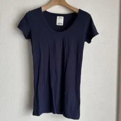 AZUL by MOUSSY ネイビー Tシャツ M タイトTシャツ