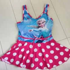 アナと雪の女王　エルサ ワンピース水着 110〜120cm