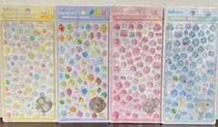 【正規品】ボンボンドロップシール mini しずくちゃん 4枚セット