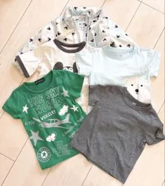ベビー服(90〜100サイズ) まとめ売り アウター Tシャツ 5点セット
