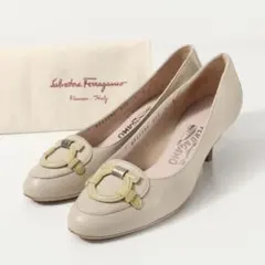 【美品】サルヴァトーレフェラガモ ガンチーニ パンプス ヒール