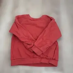 P.premier 赤色トレーナー ポケット付き