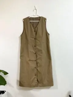 【美品】2WAYジレジャンスカ/scroll/ベージュ