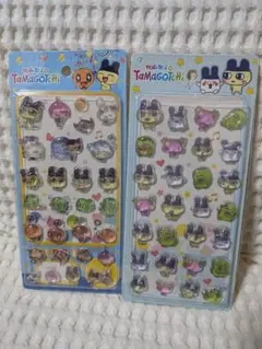 本日終了予定　たまごっち　　3Dシール　ドロップシール　硬いシール　2枚セット