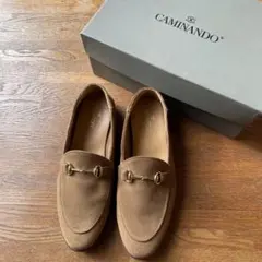 【CAMINANDO】ビットスリッポンシューズ　キャメル