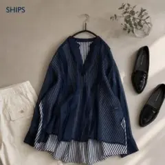 Prefer SHIPS SCARF PRINT BLOUSE - メルカリ