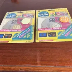 CD-R/RWクリーナー CD-R61 2枚セット19-282
