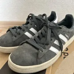 【adidas】キャンパス　グレー　22.5㎝