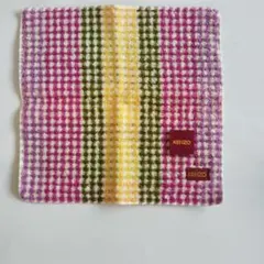 KENZO ケンゾー タオルハンカチ（チェック柄）