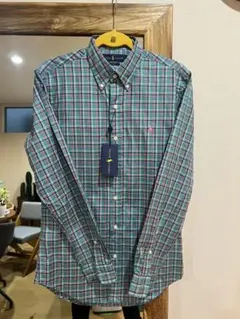 ポロ・ラルフ・ローレン グリーン系チェックシャツ