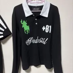 Pedestal ポロシャツ ブラック S