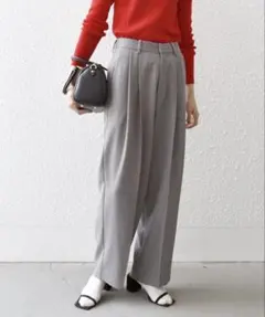 SHIPS any: 〈洗濯機可能〉アイビー タック パンツ