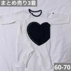 ハート柄ロンパース