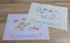 シナモンロール　くら寿司　クリアファイル 2枚セット