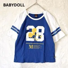 ベビードール／ラグランTシャツ 140cm 半袖 ミッキーマウス ディズニー