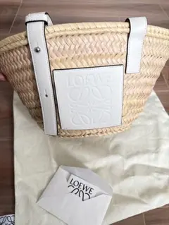 ロエベ　small カゴバッグ　ホワイト