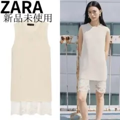 切り替えニットワンピース