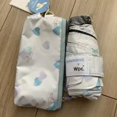 Wpc. 日傘 シナモロール　遮光ハート ミニ 晴雨兼用 折りたたみ傘のサムネイル