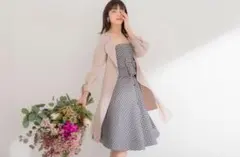 ジルスチュアート　チェック フレアスカート