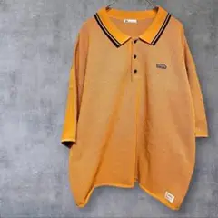 ジャバ　 セーター　ニット 半袖 カーキ【XL】美品　ポリエステル素材　メンズ