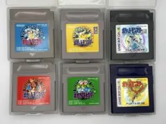 ポケットモンスター ゲームボーイソフト 6本セット