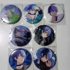 プロセカ　青柳冬弥　シングル　　　　CD特典缶バッジ　7点　ビビバス