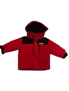 XLARGE 赤 フード付きダウンコート　90