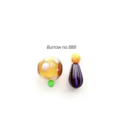no.888 ガラスビーズのピアス, イヤリング