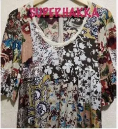 新品タグ付き✨SUPERHAKKA✨花柄ワンピース　チュニック