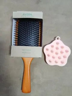 Avedaヘアブラシミニサイズと 頭皮マッサージ ギフト2点セット
