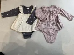 ベビーガール　ロンパースセット
