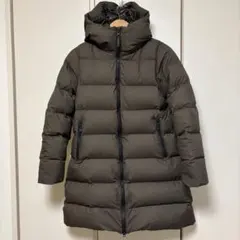 ノースフェイス　ウィンド　ストッパー　ダウン　シェルコートM コーヒー　ブラウン